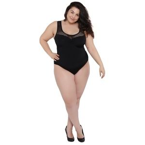 A Plus size sleeveless bodysuit  size L/XL
